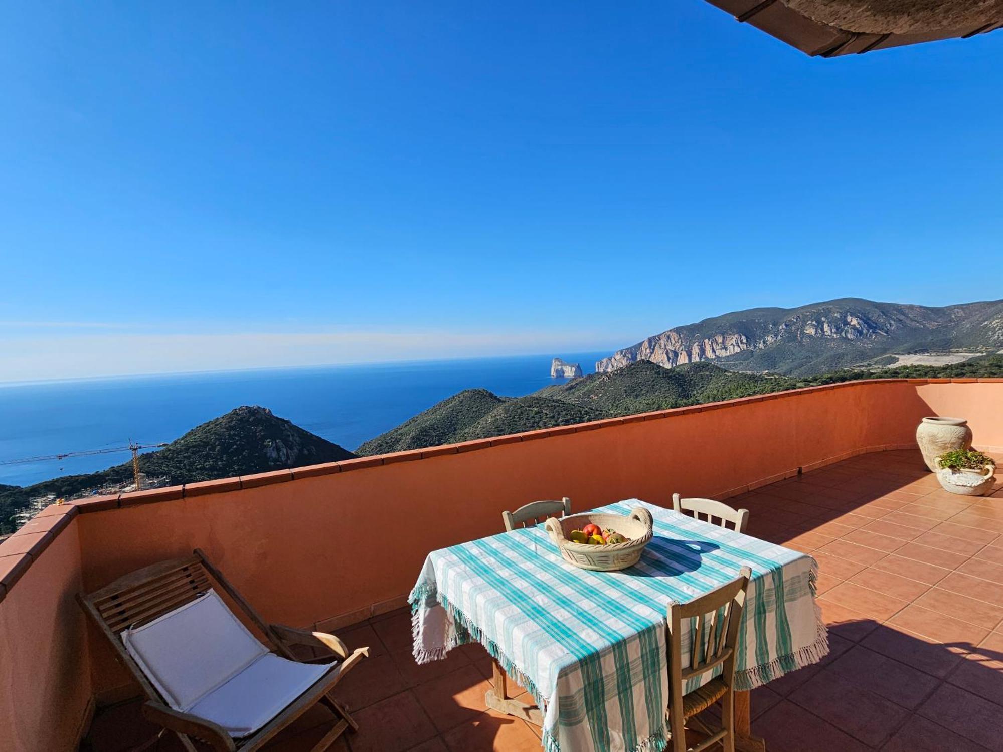 Casa Con Magnifica Vista Mare Villa Nebida Luaran gambar